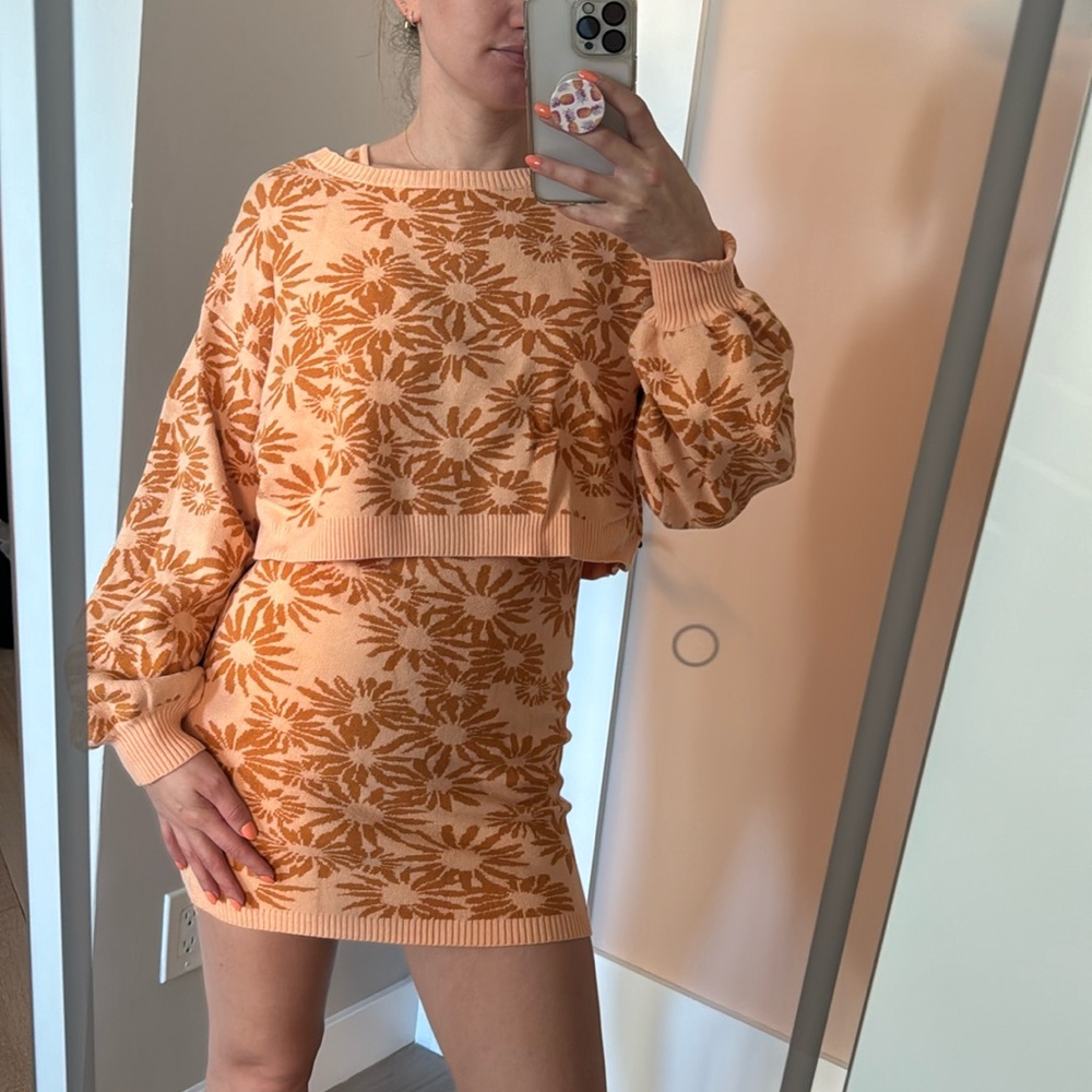 Sweater dress set